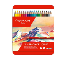 CARAN D'ACHE 18 SUPRACOLOR SOFT AQUA PENCILS 3888 318