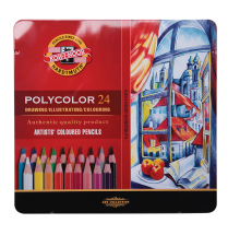 KOH-I-NOOR POLYCOLOR 24 SET ARTISTS' COLOURED PENCILS