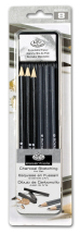 R&L CHARCOAL SKETCHNG MINI TIN SET RSET-ART2605