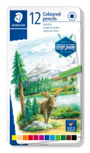STAEDTLER COLOURED PENCIL TIN OF 12 ASS COLOURS 146CM12