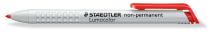 STAEDTLER LUMOCOLOR NON- PERMANENT OMNICHROM RED 768N-2