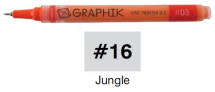 GRAPHIK LINE PAINTER 16 JUNGLE 2302225 by DERWENT