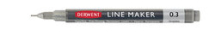 LINE MAKER GRAPHITE 0.3 BY DERWENT 2305573