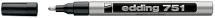 EDDING 751 FINE PEN - SILVER 4-751054