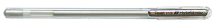 PENTEL HYBRID GEL GRIP PEN - SILVER K118-Z