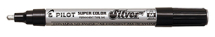 PILOT METALLIC MARKERS-SILVER FINE SUPER COLOR SC-F