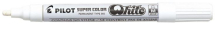 PILOT MARKERS WHITE MEDIUM SUPER COLOR 4902505088032
