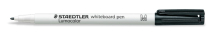 STAEDTLER LUMOCOLOR SLIM WHITEBOARD PEN BLACK 301-9