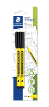 STAEDTLER NORIS HANDWRITING PEN B/CARD OF 2 BLACK 307-9BK2