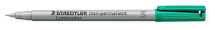 STAEDTLER LUMOCOLOR PEN S NON-PERMANENT GREEN 311-5