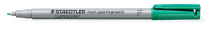STAEDTLER LUMOCOLOR PEN F NON-PERMANENT GREEN 316-5