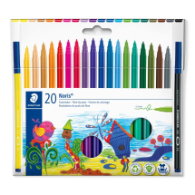 STAEDTLER NORIS FIBRE TIPS CARDPACK OF 20 326 C20