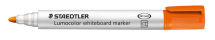 STAEDTLER LUMOCOLOR WHITEBOARD MARKER BULLET TIP ORANGE 351-4