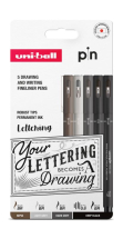 UNI PIN LETTERING 5 ASSORTED COLOURS 302331395