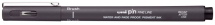 UNI PIN DARK GREY BRUSH LINE 200(S)