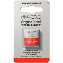 WN ARTIST WATERCOLOUR HALF PAN CADMIUM RED 8840162