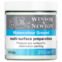 WN WATERCOLOUR MULTI SURFACE PREPARATION WHITE250ML 3060001