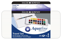 DR AQUAFINE 24 HALF PAN TRAVEL SET -PLASTIC PALETTE 131900102