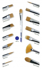 Gold Taklon Brushes