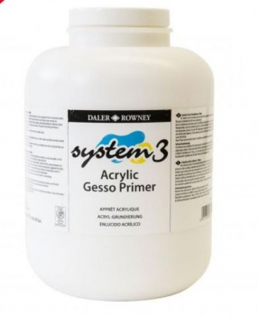 SYSTEM 3 ACRYLIC 2.25l GESSO MEDIUM/PRIMER 127025012
