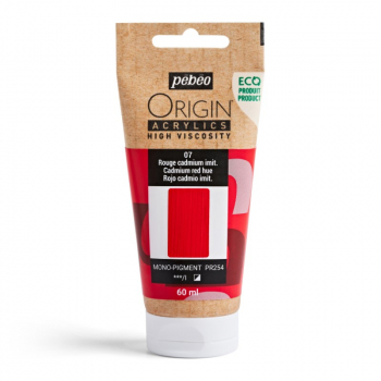 PEBEO ORIGIN ACRYLICS 60ml CADMIUM RED HUE 817007