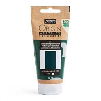 PEBEO ORIGIN ACRYLICS 60ml PHTHALOCYANINE EMERALD 817022