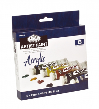 R&L 21 ML ACRYLIC PAINT 6 PK ACR21-6
