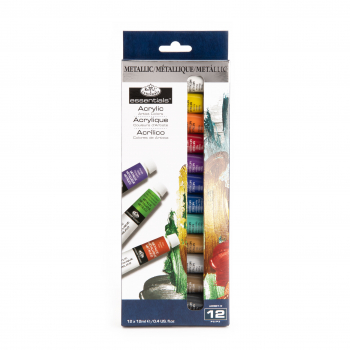 R&L 12ML ACRYLIC PAINT - METALLIC COLOURS ACRMET-12
