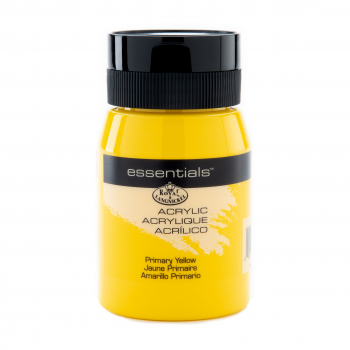 R&L ESSENTIALS ACRYLIC 500ml - PRIMARY YELLOW RAA-5107
