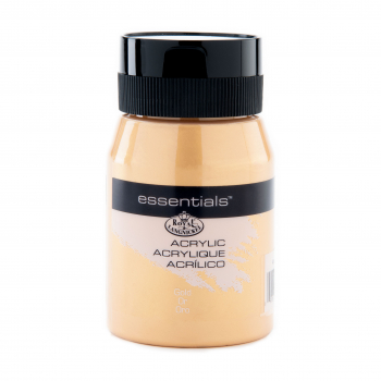 R&L ESSENTIALS ACRYLIC 500ml - GOLD RAA-5141
