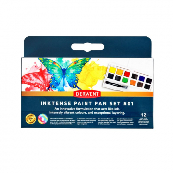 DERWENT INKTENSE PAINT PAN PALETTE SET #1 2306243