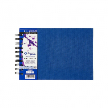 DR AQUAFINE LINEN ARTBOOK A5 L ROYAL BLUE 300G 20S D476214500