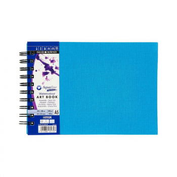 DR AQUAFINE LINEN ARTBOOK A5 L TURQUOISE 300G 20S D476216500