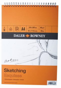 DR ARTECO SPIRAL PAD A4 CROQUIS 405070400