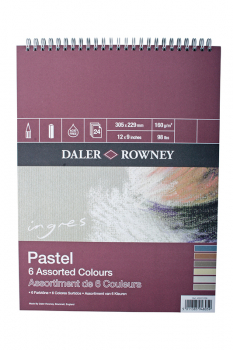 DR INGRES PAD 6 ASSORTED COLOURS 9Inch X 6Inch D405240906
