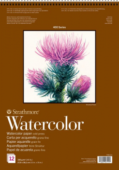 STRATHMORE 400 SERIES W/COLOUR PAD 300G 11x15Inch 12SH P440-2-4