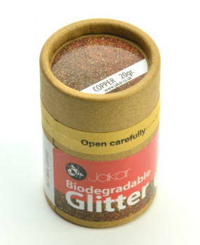 JAKAR COPPER BIODEGRADABLE FINE GLITTER 20g 7804