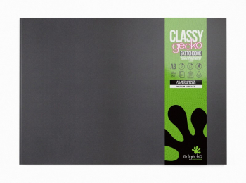 A3 LANDSCAPE CASEBOUND CLASSY HARDBACK SKETCHBOOK  GEC707