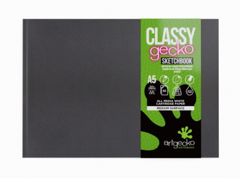 A5 LANDSCAPE CASEBOUND CLASSY HARDBACK SKETCHBOOK  GEC703
