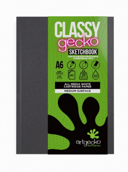 A6 CASEBOUND CLASSY HARDBACK GECKO SKETCHBOOK  GEC700
