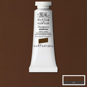 WN DESIGNERS GOUACHE 14ml - BURNT UMBER 8840583