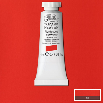 WN DESIGNERS GOUACHE 14ml - CADMIUM RED 8840470