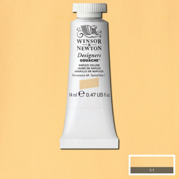 WN DESIGNERS GOUACHE 14ml - NAPLES YELLOW 0605422