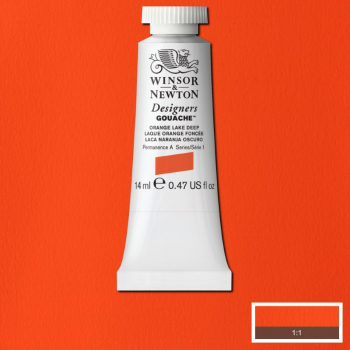 WN DESIGNERS GOUACHE 14ml - ORANGE LAKE DEEP 0605452