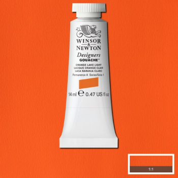 WN DESIGNERS GOUACHE 14ml - ORANGE LAKE LIGHT 0605453
