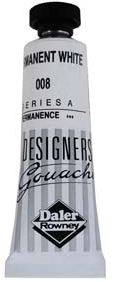 DR DESIGNERS GOUACHE 15ml - PERMANENT WHITE 136005008