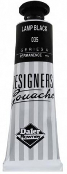DR DESIGNERS GOUACHE 15ml - LAMP BLACK 136005035