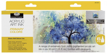 R&L ACRYLIC INK 6 PRIMARY COLOURS INK-SET2