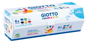 GIOTTO FINGER PAINT SET 6X100ML F534100