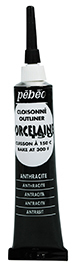 PEBEO PORCELAINE 150 OUTLINER - ANTHRACITE BLACK 036-006